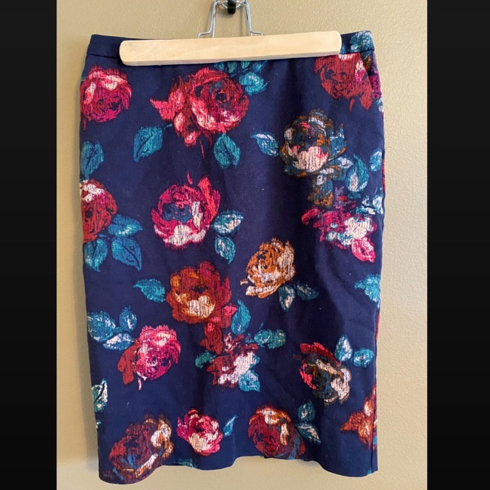 Floral Pencil Skirt